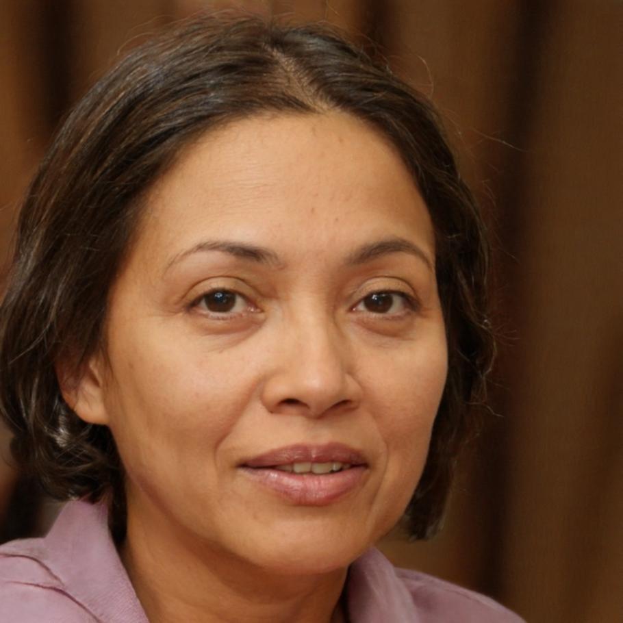 Teilnehmerin im Online-Seminar